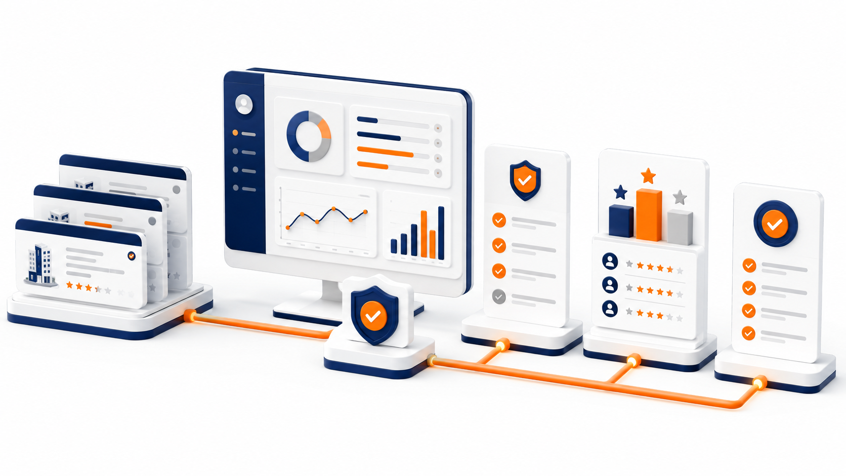 نمایی از محیط نرم‌افزار ارزیابی تأمین‌کنندگان سپنتا