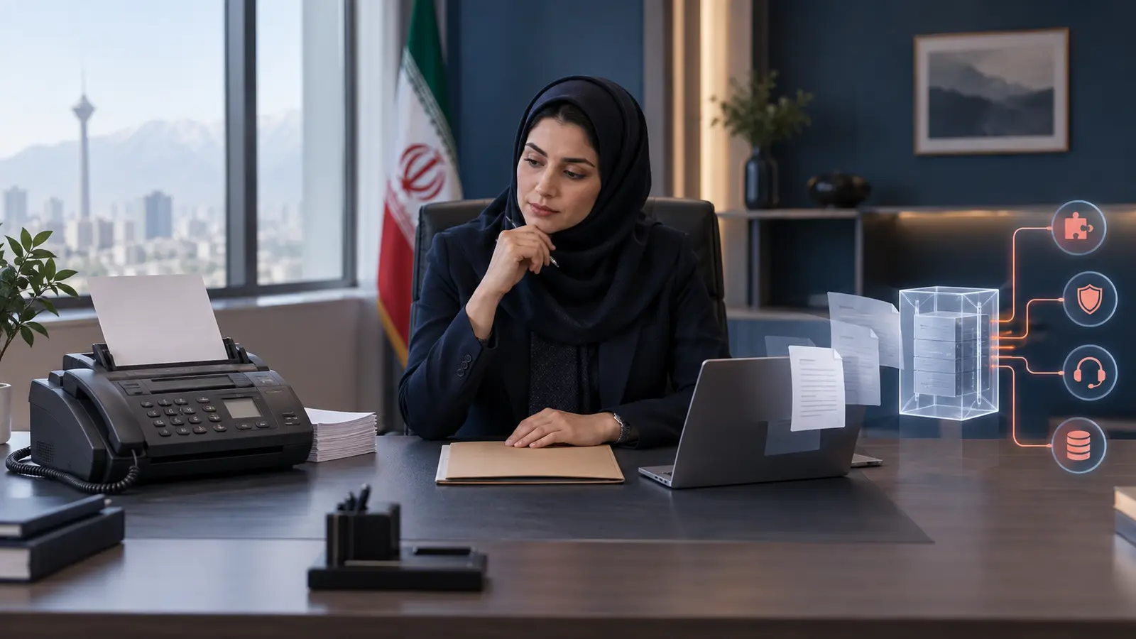 نرم افزار فکس الکترونیک: مقایسه هزینه و راهکار سازمانی در محیط اداری